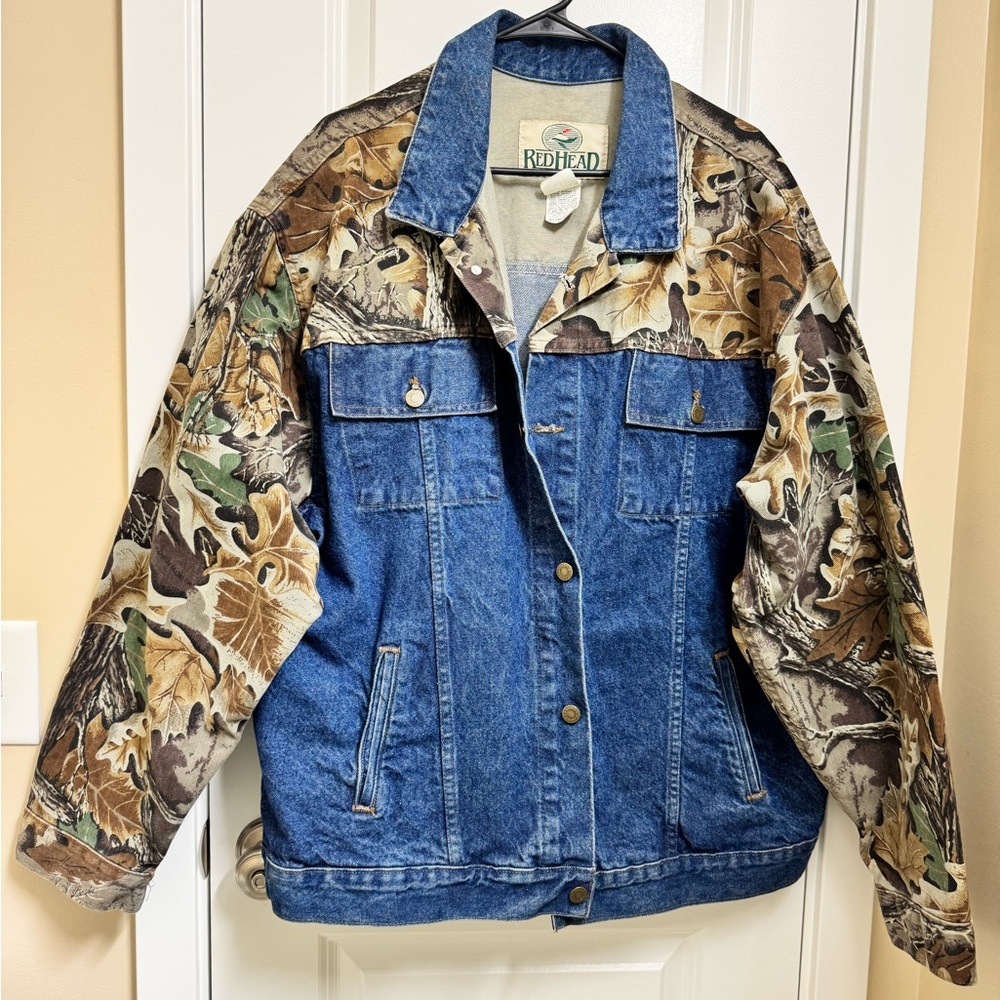 Vintage RedHead Denim and Camo Jacket